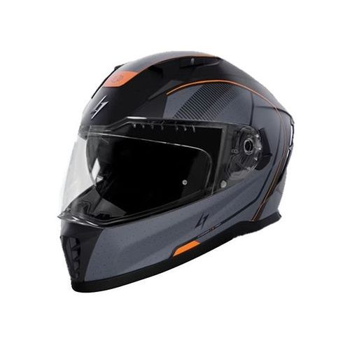 INTEGRÁLNÍ HELMA STORMER BLASTER TRON NEON, ORANGE, METAL MATT XL