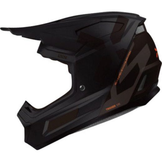 INTEGRÁLNÍ HELMA IXS TRIGGER MX 1.0 GRAPHIC MIPS X1-530206 MATNĚ ČERNO-ORANŽOVÁ XL