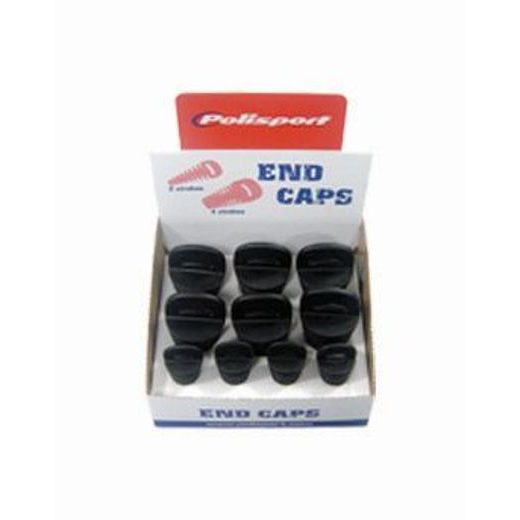 ZÁTKA DO VÝFUKU POLISPORT 8434900003 2 STROKES (4 UNITS) + 4 STROKES (6 UNITS) ČERNÝ