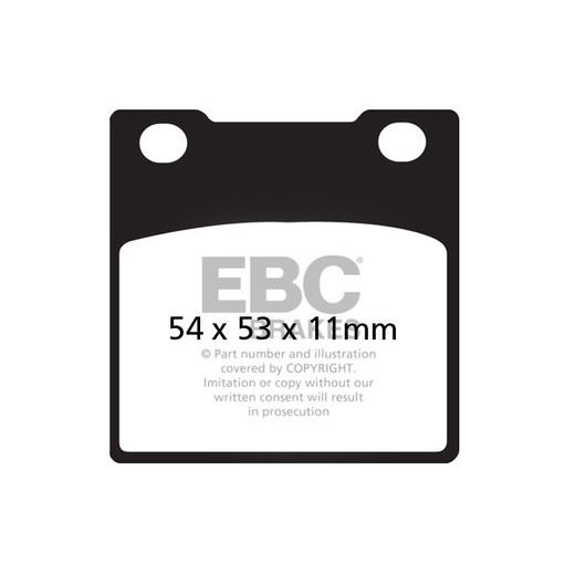 BRZDOVÉ DESTIČKY EBC FA045