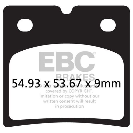 BRZDOVÉ DESTIČKY EBC FA696