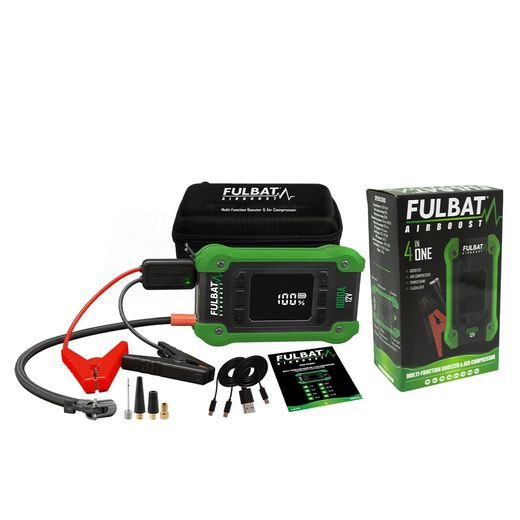 MULTIFUNKČNÍ STARTOVACÍ BOOSTER & VZDUCHOVÝ KOMPRESOR FULBAT AIRBOOST 12V 1600A