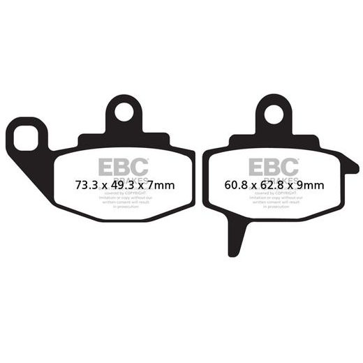 BRZDOVÉ DESTIČKY EBC FA130TT