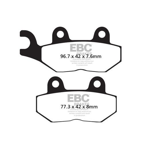 BRZDOVÉ DESTIČKY EBC FA214HH