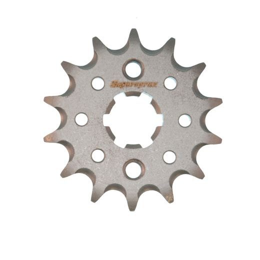 ŘETĚZOVÁ SADA EK - STŘÍBRNÝ ŘETĚZ 428 SRO, O-KROUŽEK, KOLEČKO SUPERSPROX, ROZETA SUPERSPROX PRO YAMAHA YBR 125 2005-2006