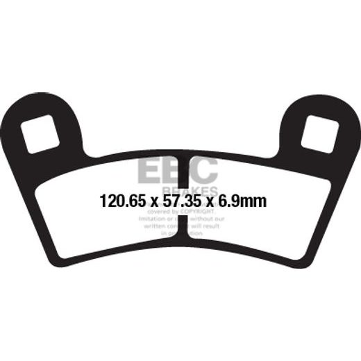 BRZDOVÉ DESTIČKY EBC FA657R