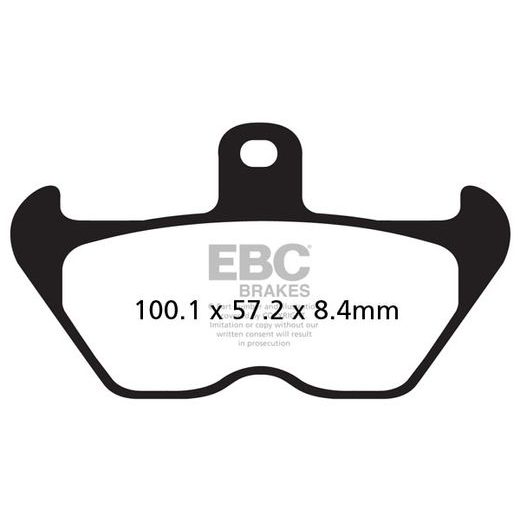 BRZDOVÉ DESTIČKY EBC FA407HH