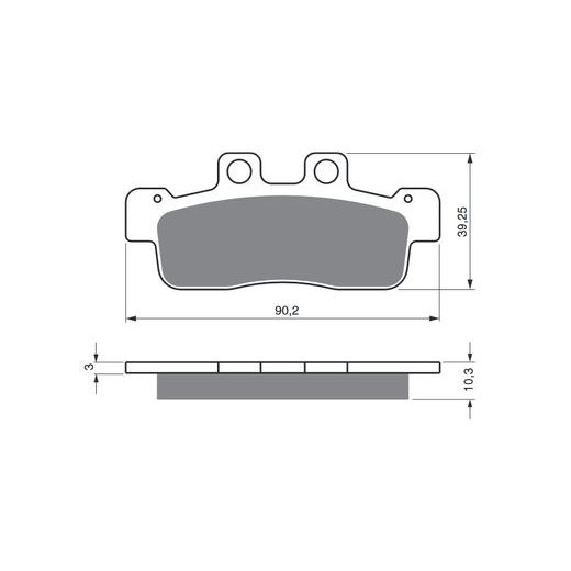 BRZDOVÉ DESTIČKY GOLDFREN 363 AD