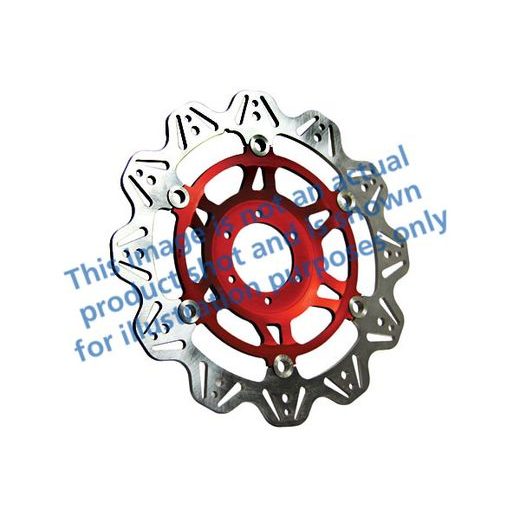 BRZDOVÝ KOTOUČ EBC VR621RED ČERVENÁ