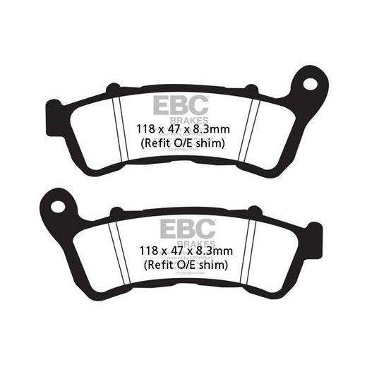 BRZDOVÉ DESTIČKY EBC SFAC388