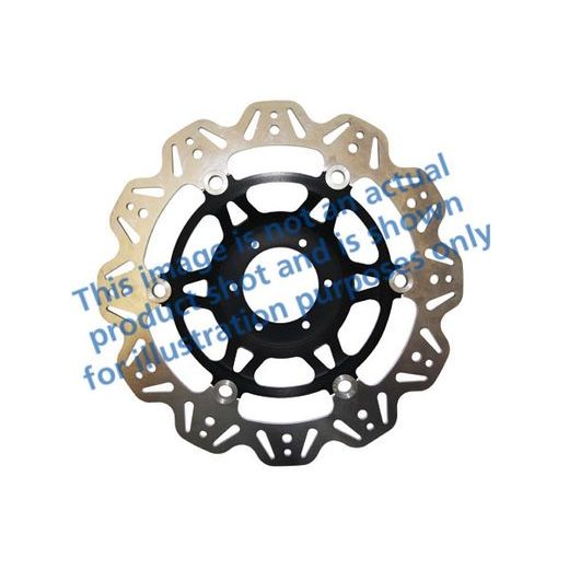 BRZDOVÝ KOTOUČ EBC VR4153BLK ČERNÁ