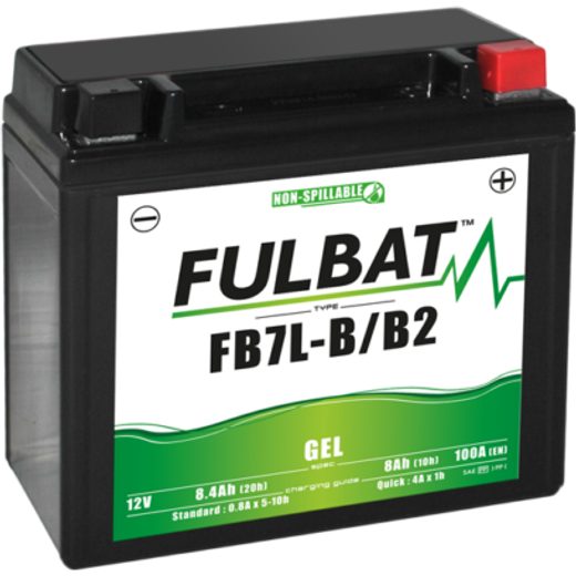 GELOVÁ BATERIE FULBAT FB7L-B/B2 GEL (YB7L-B/B2 GEL)