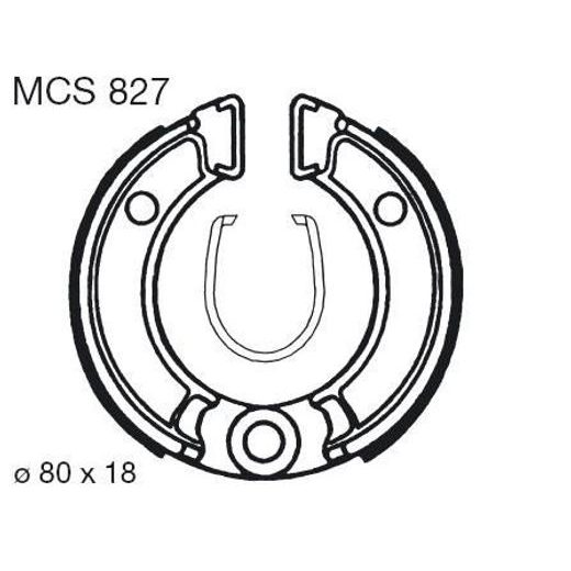 BRZDOVÉ ČELISTI LUCAS MCS 827