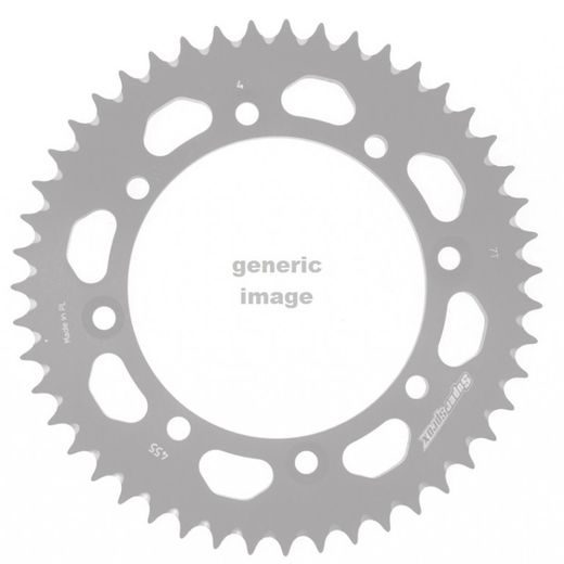 HLINÍKOVÁ ŘETĚZOVÁ ROZETA SUPERSPROX RAL-455:48-BLK ČERNÝ 48 ZUBŮ, 420