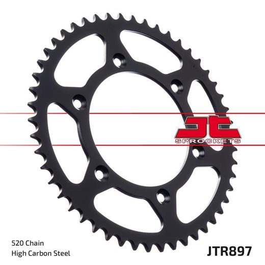 ŘETĚZOVÁ SADA EK - STŘÍBRNÝ ŘETĚZ 520 SRO, O-KROUŽEK, KOLEČKO JT POGUMOVANÉ, ROZETA JT PRO HUSQVARNA SVARTPILEN 701 2019-2020