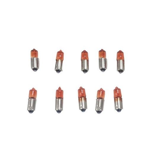 ŽÁROVKA PUIG 12V 6W 4596T ORANŽOVÁ (BOX OF 10 UNITS)