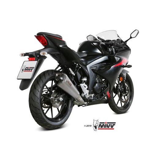 VÝFUK KOMPLETNÍ 1X1 MIVV DELTA RACE S.055.LDRX STAINLESS STEEL / CARBON CAP