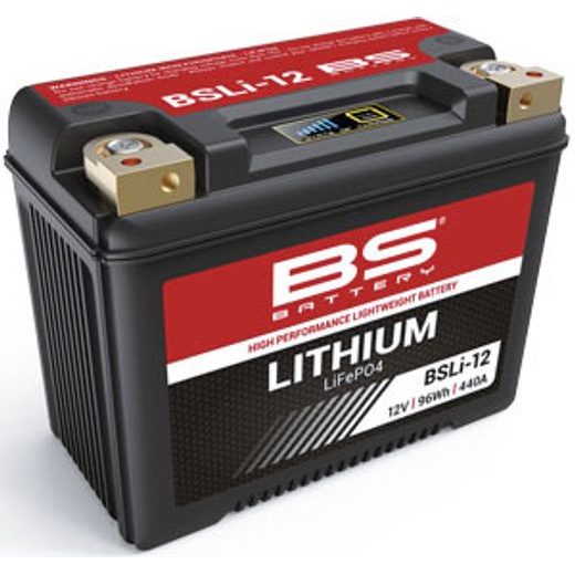 LITHIOVÁ MOTOCYKLOVÁ BATERIE BS-BATTERY BSLI-12