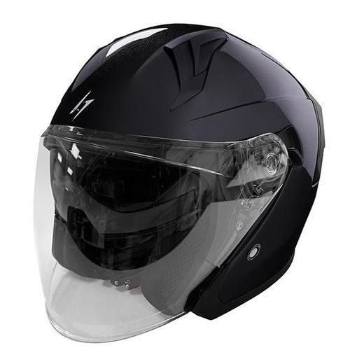 OPEN FACE HELMET STORMER RUN BLACK PEARLY XS