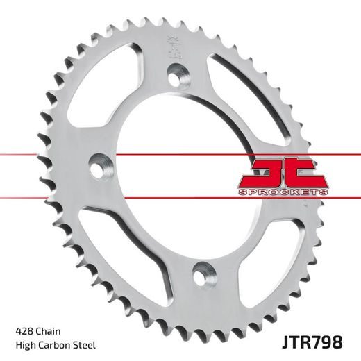 ŘETĚZOVÁ SADA D.I.D CHAIN - STŘÍBRNÝ ŘETĚZ 428 NZ, NETĚSNĚNÝ, KOLEČKO JT, ROZETA JT PRO YAMAHA YZ 85 2002-2018