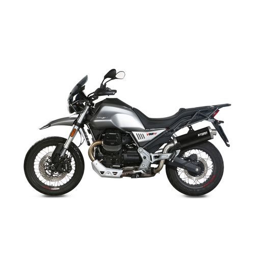 KONCOVKA VÝFUKU STORM OVAL M.013.LX2B ČERNÁ NEREZOVÁ OCEL