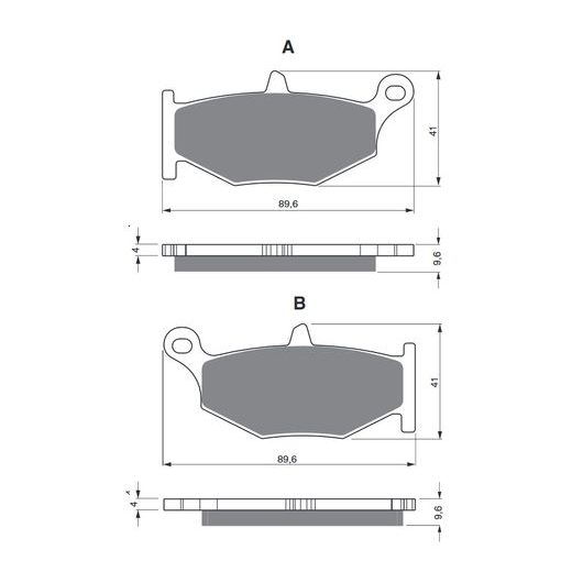 BRZDOVÉ DESTIČKY GOLDFREN 241 S3