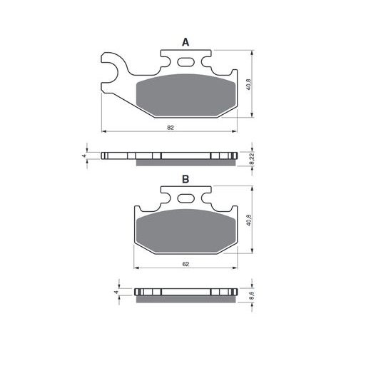 BRZDOVÉ DESTIČKY GOLDFREN 374 S3