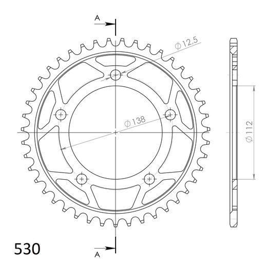 ŘETĚZOVÁ SADA EK - ZLATÝ ŘETĚZ 530 ZVX, X-KROUŽEK, KOLEČKO SUPERSPROX, ROZETA SUPERSPROX PRO HONDA CB 900 F HORNET 2002-2006