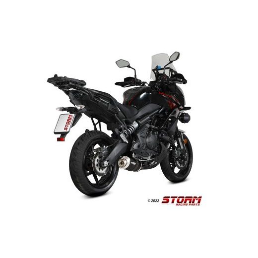 VÝFUK KOMPLETNÍ 2X1 STORM OVAL K.055.LX1B ČERNÁ