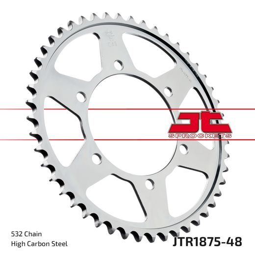 ŘETĚZOVÁ SADA EK - STŘÍBRNÝ ŘETĚZ 530 SRO, O-KROUŽEK, KOLEČKO JT POGUMOVANÉ, ROZETA JT PRO YAMAHA YZF-R6 2006-2010