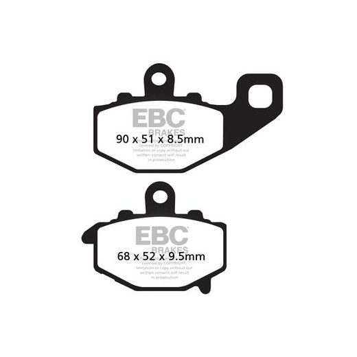 BRZDOVÉ DESTIČKY EBC FA192HH