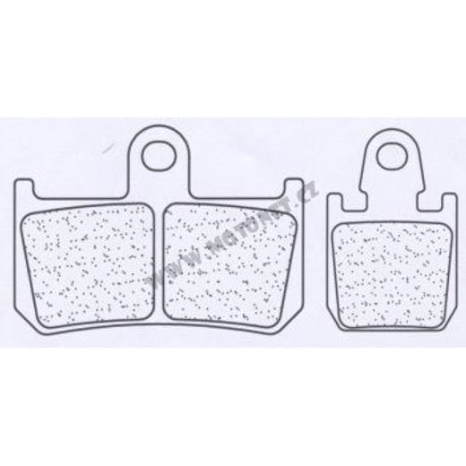 BRZDOVÉ DESTIČKY CL BRAKES 1180 C60 (C59) (4KS V SADĚ)