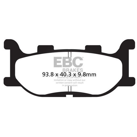 BRZDOVÉ DESTIČKY EBC SFAC199