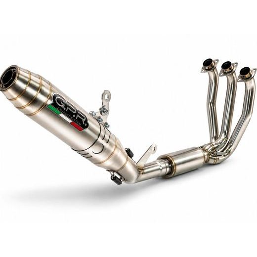 VÝFUK KOMPLETNÍ GPR DEEPTONE INOX CF.19.E5.CAT.DE BROUŠENÁ NEREZOVÁ OCEL PRO CFMOTO 675 NK 2024-2027