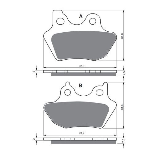 BRZDOVÉ DESTIČKY GOLDFREN 181 S33 STREET FRONT
