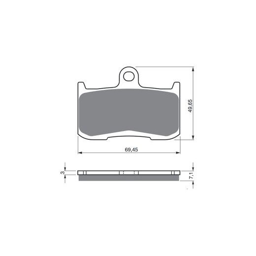 BRZDOVÉ DESTIČKY GOLDFREN 207 AD STREET