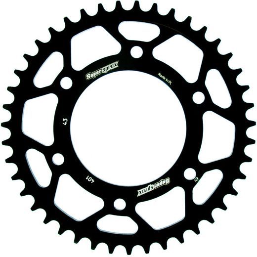 ŘETĚZOVÁ ROZETA SUPERSPROX RFE-401:43-BLK ČERNÝ 43 ZUBŮ, 520