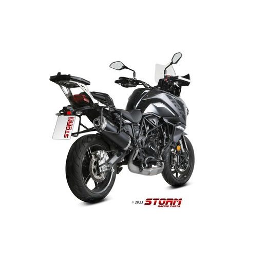 KONCOVKA VÝFUKU STORM OVAL E.012.LX2B ČERNÁ