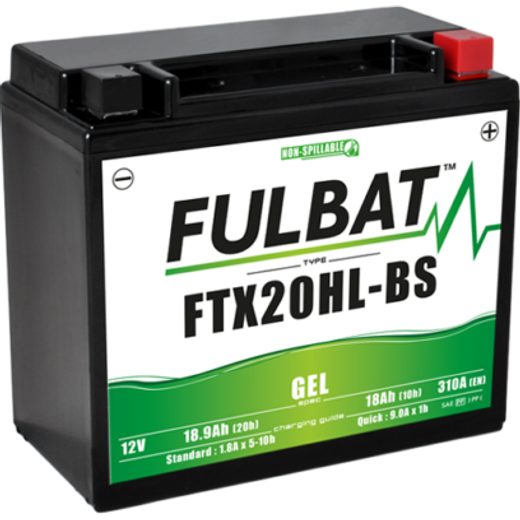 GELOVÁ BATERIE FULBAT FTX20HL-BS GEL (YTX20HL-BS GEL)