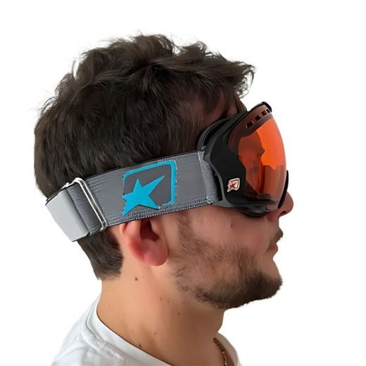 BRÝLE ARIETE MANTIS POLERIX 13940-PONG ČERNÝ ČERNÉ ÚCHYTY, ORANŽOVÉ SKLO
