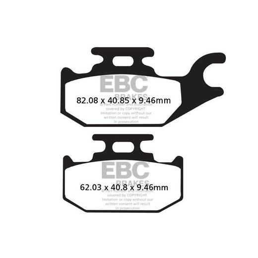 BRZDOVÉ DESTIČKY EBC SFA307