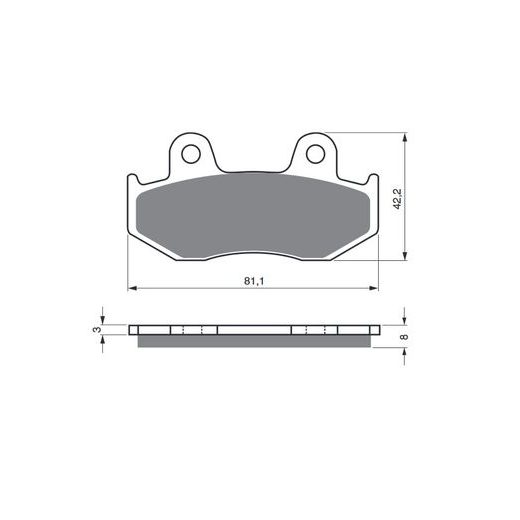 BRZDOVÉ DESTIČKY GOLDFREN 102 K5