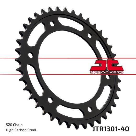 ŘETĚZOVÁ SADA EK - STŘÍBRNÝ ŘETĚZ 520 SRO, O-KROUŽEK, KOLEČKO JT, ROZETA JT PRO HONDA CRF 300 L 2023-2024