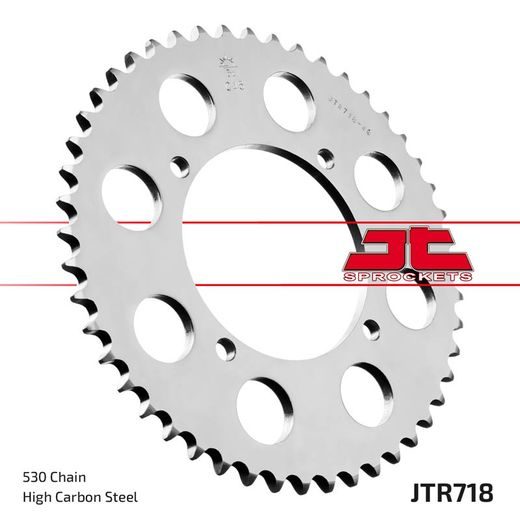 ŘETĚZOVÁ SADA EK - STŘÍBRNÝ ŘETĚZ 530 SRO, O-KROUŽEK, KOLEČKO JT, ROZETA JT PRO DUCATI INDIANA 650 1987-1988