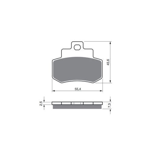 BRZDOVÉ DESTIČKY GOLDFREN 192 AD STREET