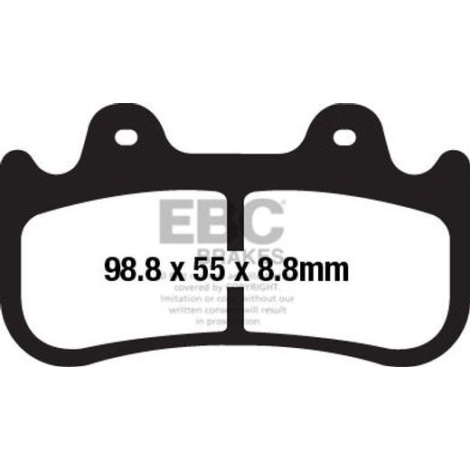 BRZDOVÉ DESTIČKY EBC FA649HH