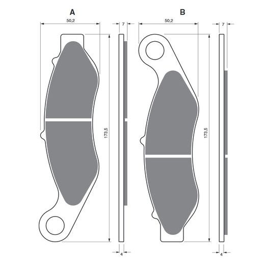 BRZDOVÉ DESTIČKY GOLDFREN 352 AD