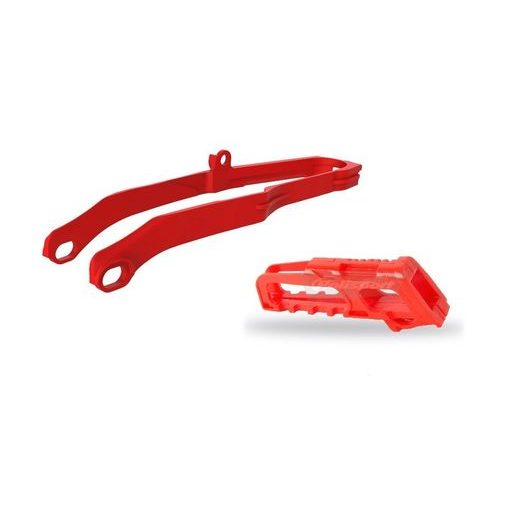 CHAIN GUIDE/SLIDER KIT POLISPORT ČERVENÁ CR04