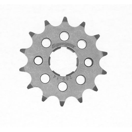 ŘETĚZOVÁ SADA D.I.D CHAIN - STŘÍBRNÝ ŘETĚZ 428 D, NETĚSNĚNÝ, KOLEČKO SUPERSPROX, ROZETA SUPERSPROX PRO HONDA CG 125 2002-2005