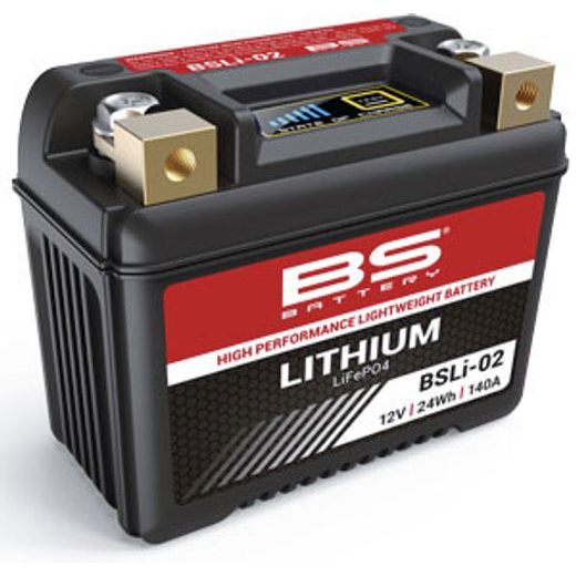 LITHIOVÁ MOTOCYKLOVÁ BATERIE BS-BATTERY BSLI-02